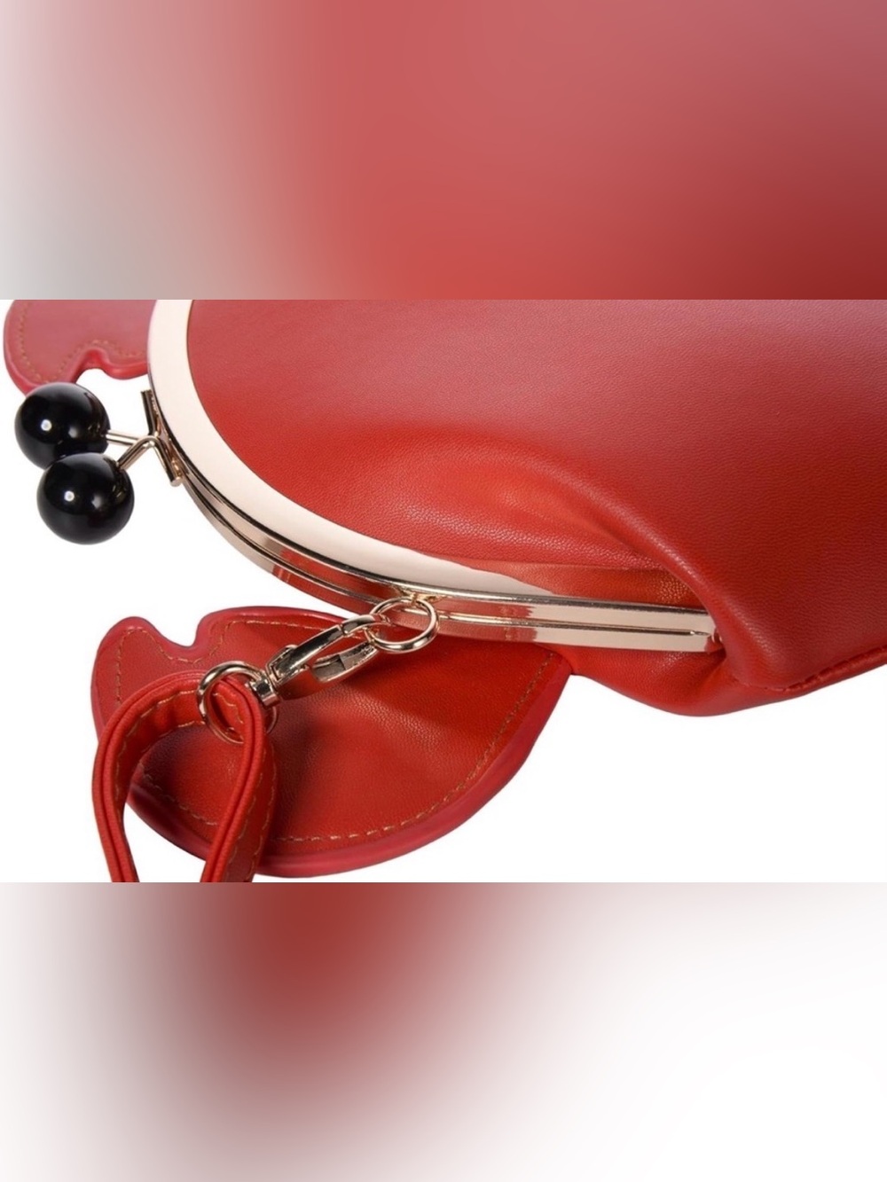๐ฆNWT QZUnique Red Crab Novelty Crossbody Bag Handbag Purse ๐ฆ - Picture 8 of 10